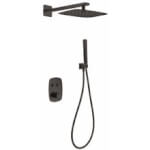 Conjunto de ducha Negro Mate Hidra Imex
