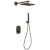 Conjunto de ducha Negro Mate Hidra Imex