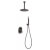 Conjunto de ducha Vesubio Negro Mate Imex