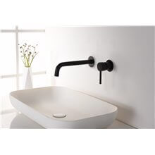 Grifo empotrado Negro Mate Etna Imex