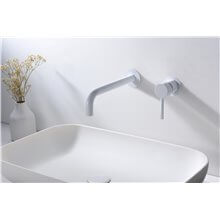 Grifo empotrado Blanco Mate Etna Imex