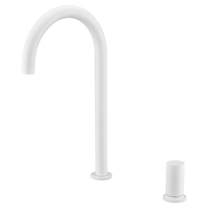 Grifo de fregadero Blanco Mate Manacor Imex