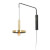 Lámpara aplique oro satinado Whizz Faro