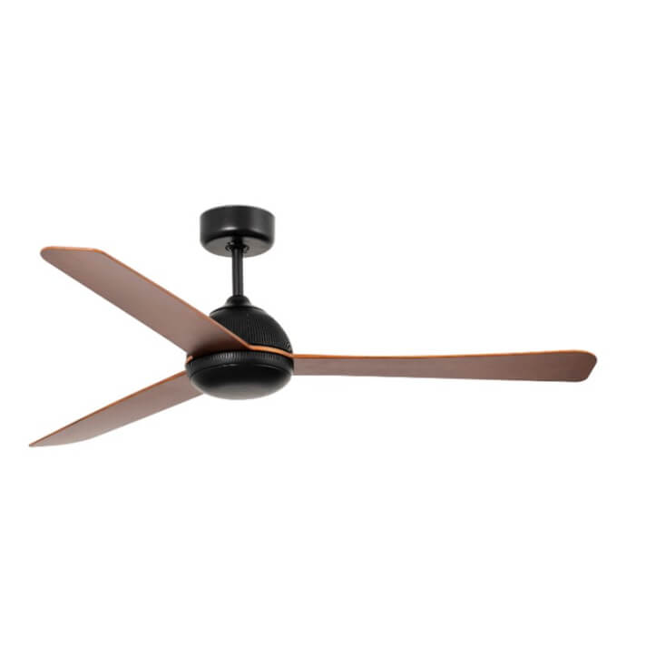 Ventilador de techo negro Grid Faro