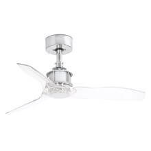 Ventilador de techo cromado mini Just Fan Faro