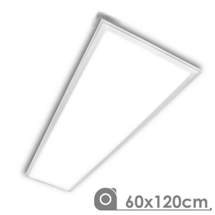 Panel LED 60x120 rectangular 72W PLATA