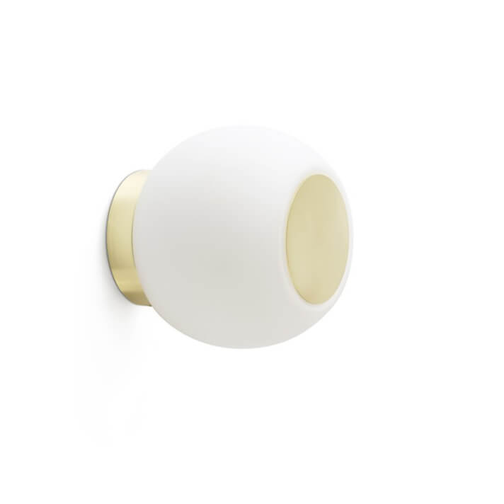 L&aacute;mpara aplique oro Moy Faro