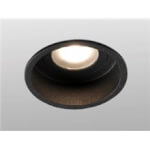 Empotrable fijo negro redondo Hyde Faro
