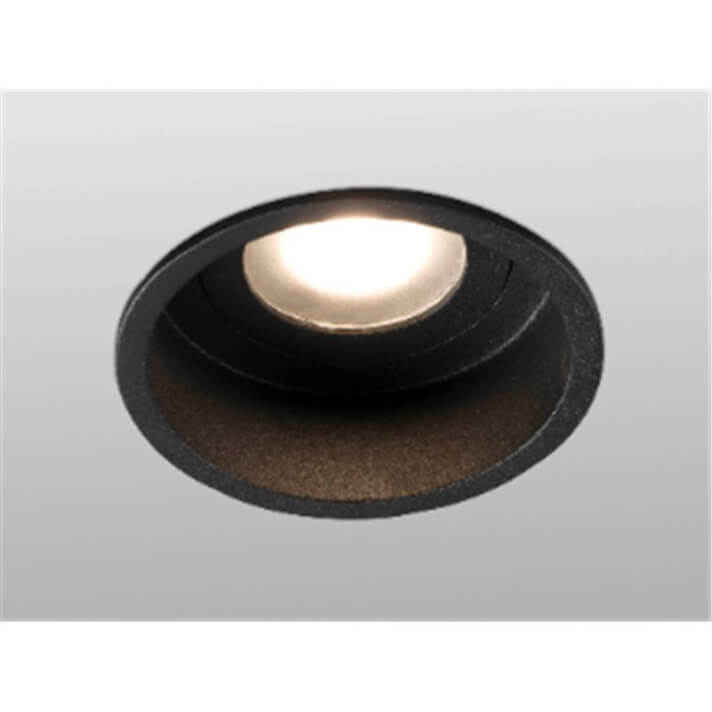 Empotrable fijo negro redondo Hyde Faro