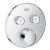 Grifo mezclador empotrado redondo con 2 llaves Smart Control GROHE