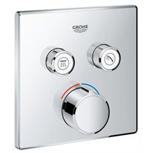 Grifo mezclador empotrado cuadrado con 2 llaves Smart Control GROHE