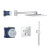 Conjunto de ducha cuadrado Perfect Grohe