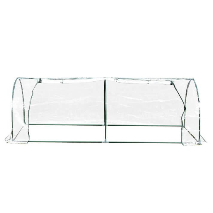 Invernadero transparente 250x100x80cm Outsunny