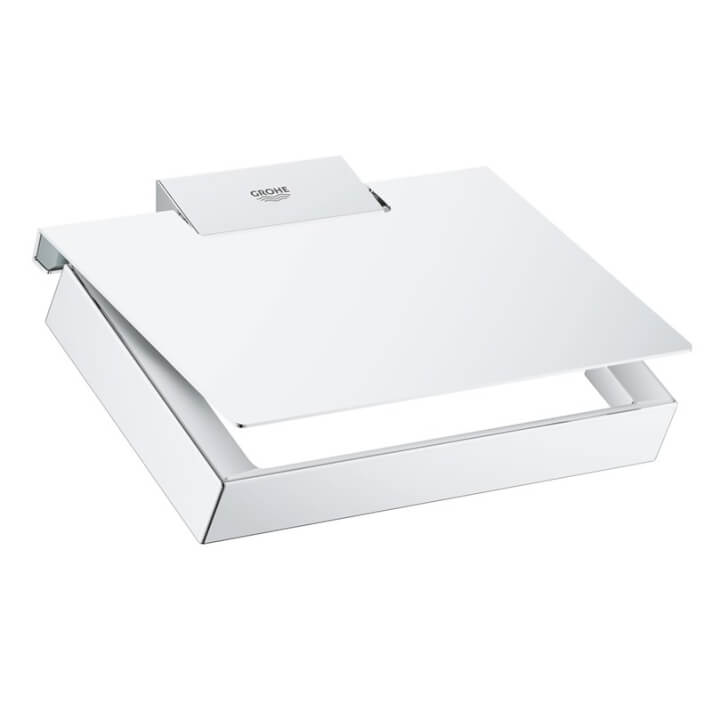 Portarrollos con tapa Selection Cube Grohe