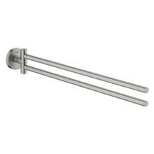 Toallero de doble barra supersteel Essentials Grohe