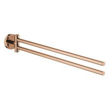 Toallero de doble barra cobre brillo Essentials Grohe