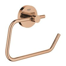 Portarrollos sin tapa cobre brillo Essentials Grohe