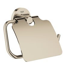 Portarrollos con tapa niquel brillo Essentials Grohe