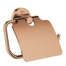 Portarrollos con tapa cobre brillo Essentials Grohe