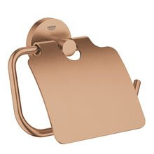 Portarrollos con tapa cobre cepillado Essentials Grohe