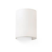 Lámpara aplique redondo beige Cotton Faro