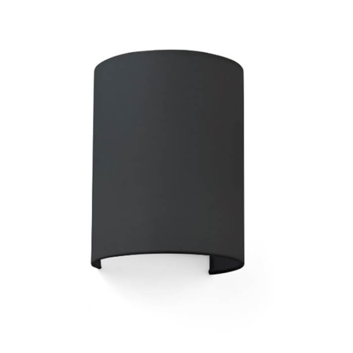 L&aacute;mpara aplique redondo negro Cotton Faro
