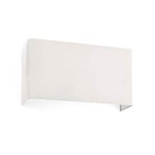Lámpara aplique rectangular beige dos luces Cotton Faro