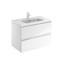 Mueble de baño 2 cajones con lavabo cerámico VIDA Compact Royo