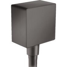 Toma de agua Square Cromo Negro Cepillado FixFit Hansgrohe