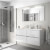 Mueble doble 120cm Blanco Noja Salgar