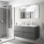 Mueble doble 120cm Gris mate Noja Salgar