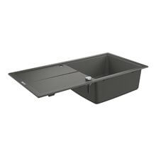 Fregadero composite con escurridor 100x50 gris granito K400 Grohe