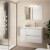 Mueble de baño 855 Izquierda Blanco brillo NOJA SALGAR 