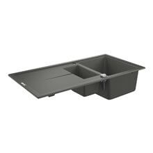 Fregadero composite con cubeta reducida 100x50 gris granito 1.5 K400 Grohe
