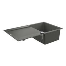 Fregadero con escurridor 86x50 gris granito K500 Grohe