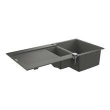 Fregadero con 2 cubetas 100x50 gris granito K500 Grohe