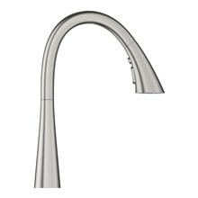 Grifo monomando de fregadero supersteel Zedra Grohe