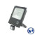 Proyector LED cuadrado 50W con sensor Negro