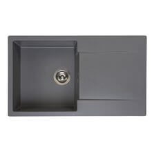 Fregadero 1 cuba gris plateado Amsterdam 10 Reginox
