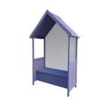 Marquesina de madera para jardín Alice Purple Gardiun