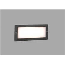 Lámpara empotrable gris con dos luces Stripe Faro