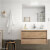 Mueble 100 cm Roble Ostippo 2 cajones ATTILA SALGAR