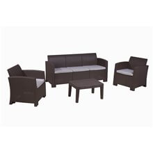 Conjunto de color chocolate Salerno Chillvert