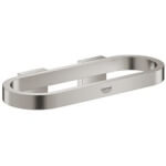 Argolla o soporte para baño supersteel cepillado Selection Grohe 