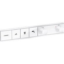 Grifo termostático empotrable blanco mate RainSelect Hansgrohe