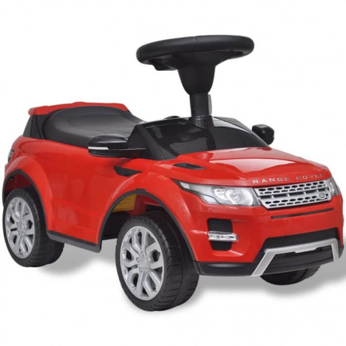 Coche de juguete rojo con m&uacute;sica, modelo Land Rover 348 Vida XL