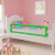 Barandilla de seguridad cama de niño verde 150x42 cm Vida XL