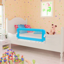 Barandilla de seguridad cama de niño azul 102x42 cm Vida XL