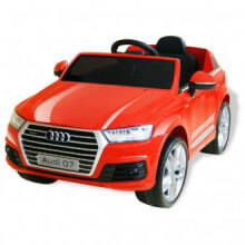 Coche eléctrico Audi Q7 rojo 6 V Vida XL