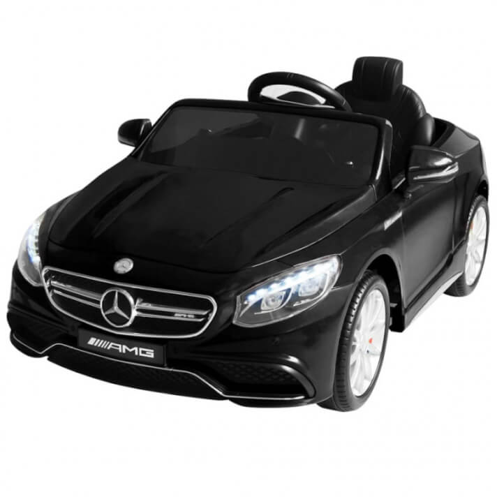 Coche correpasillos el&eacute;ctrico Mercedes Benz AMG S63 negro 12 V Vida XL